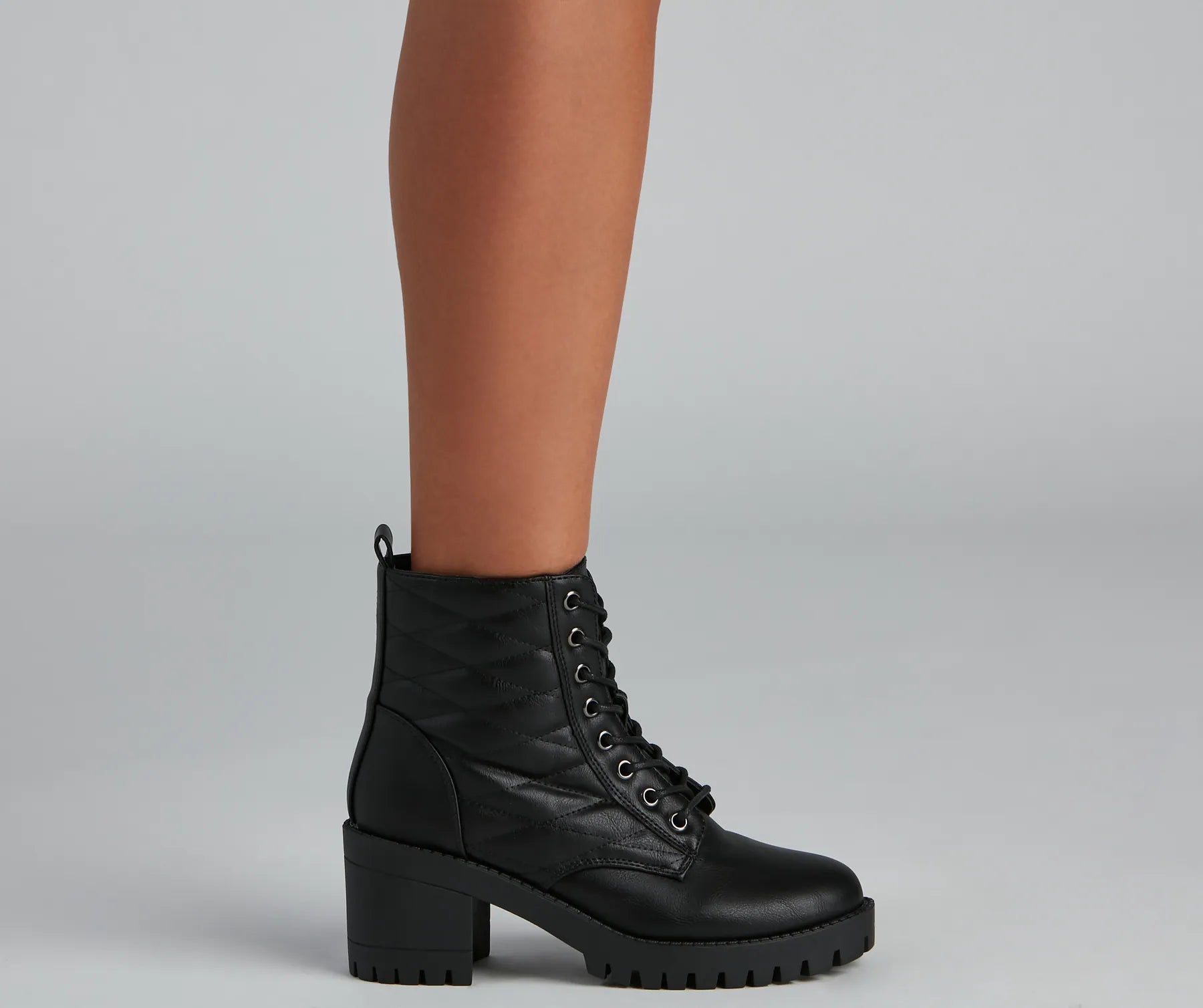Everyday Edgy Lace-Up Booties - Image 3