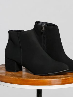 Simply Stylish Faux Suede Booties