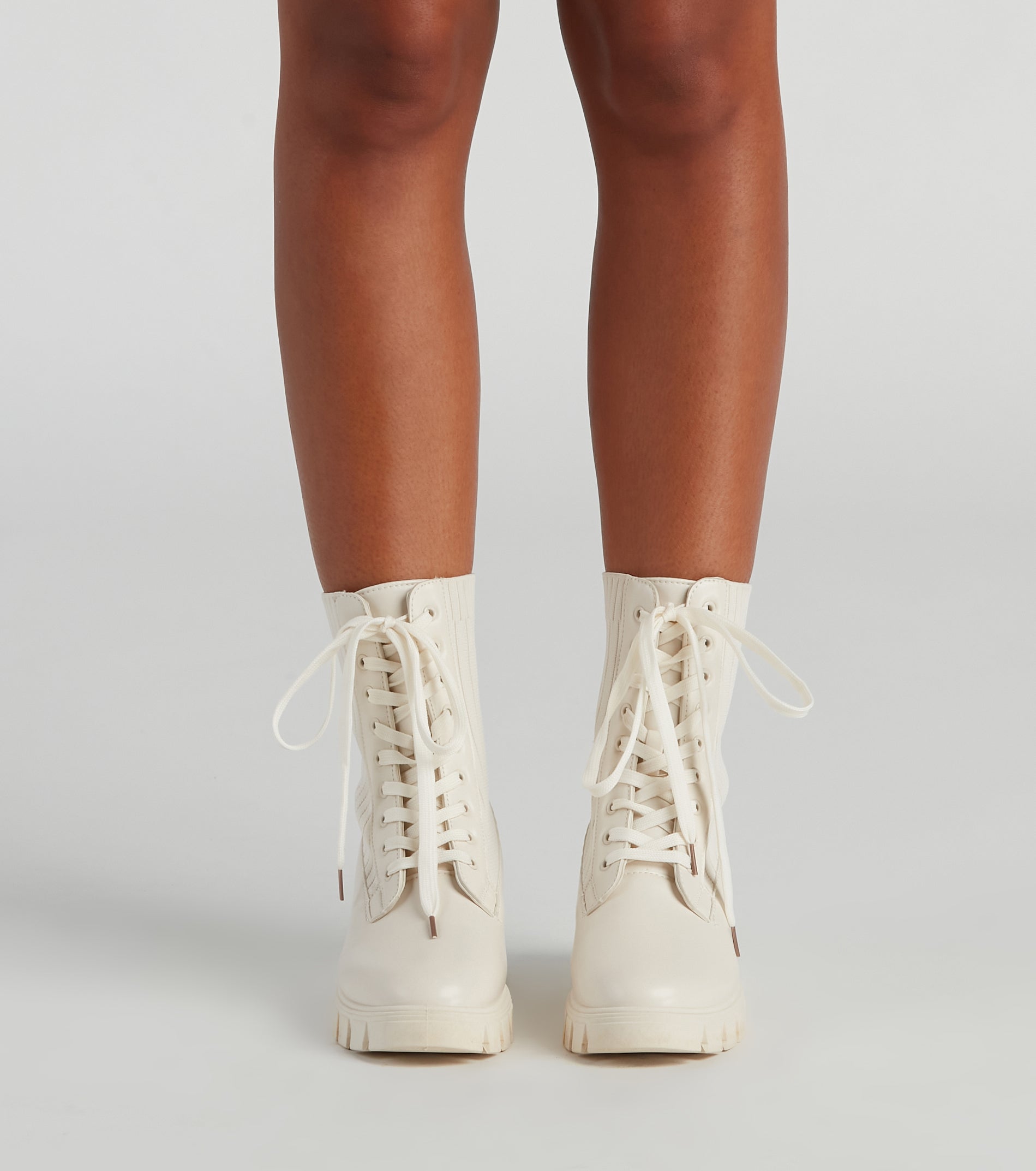 Trendy Moves Lace-Up Combat Boots - Image 2