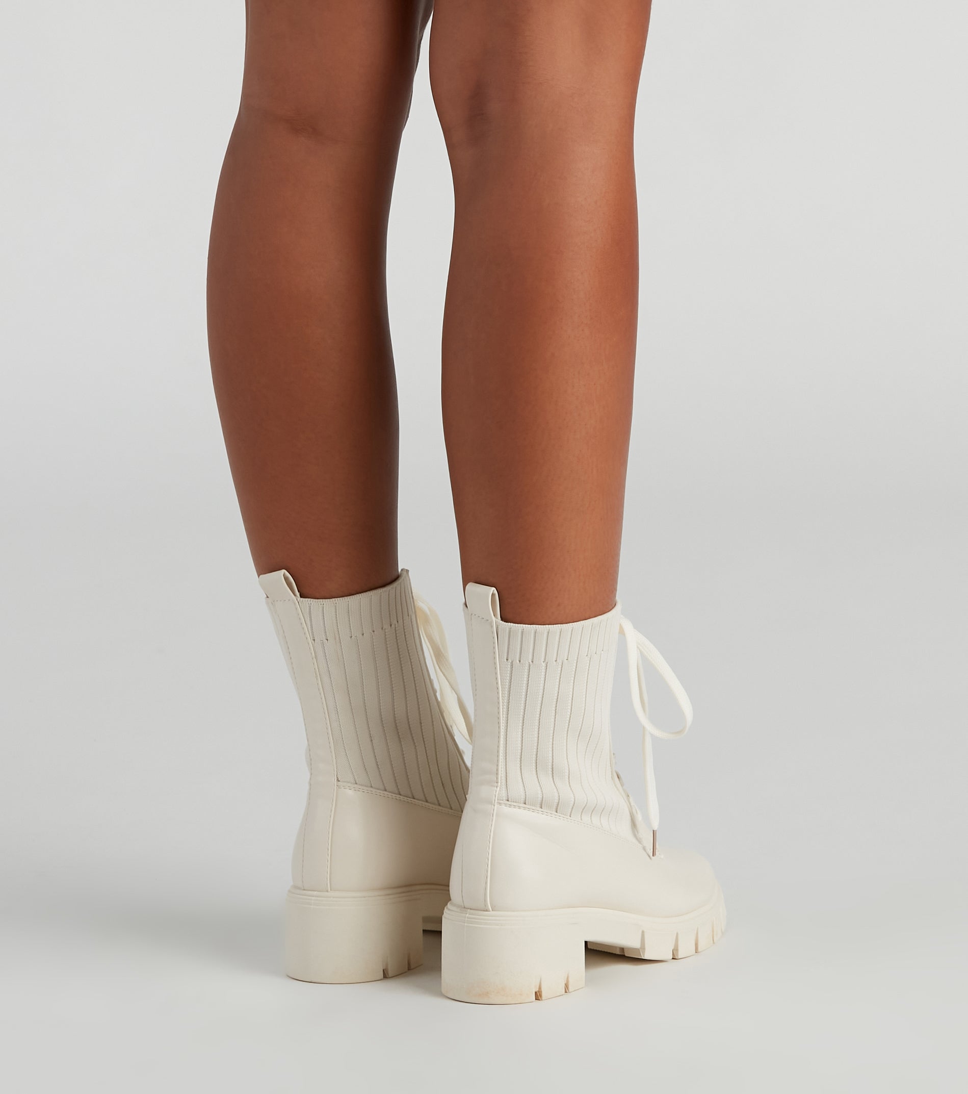 Trendy Moves Lace-Up Combat Boots - Image 4