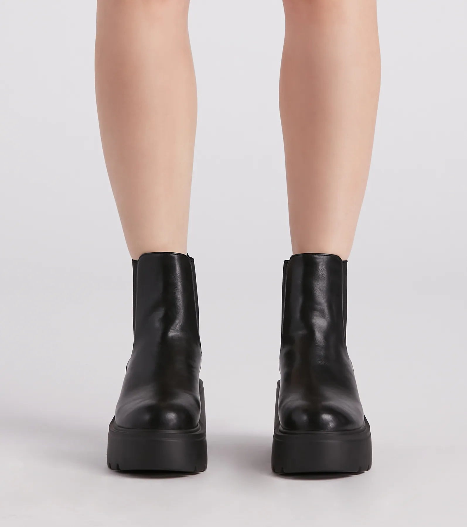 It's True Lug Platform Booties - Image 2