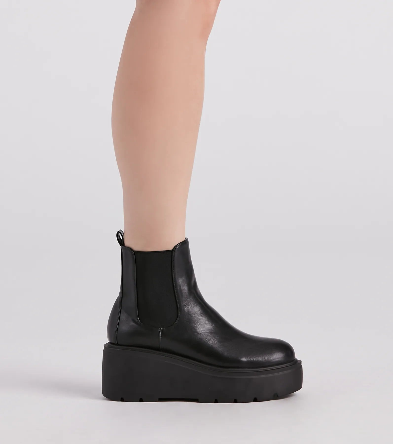 It's True Lug Platform Booties - Image 3