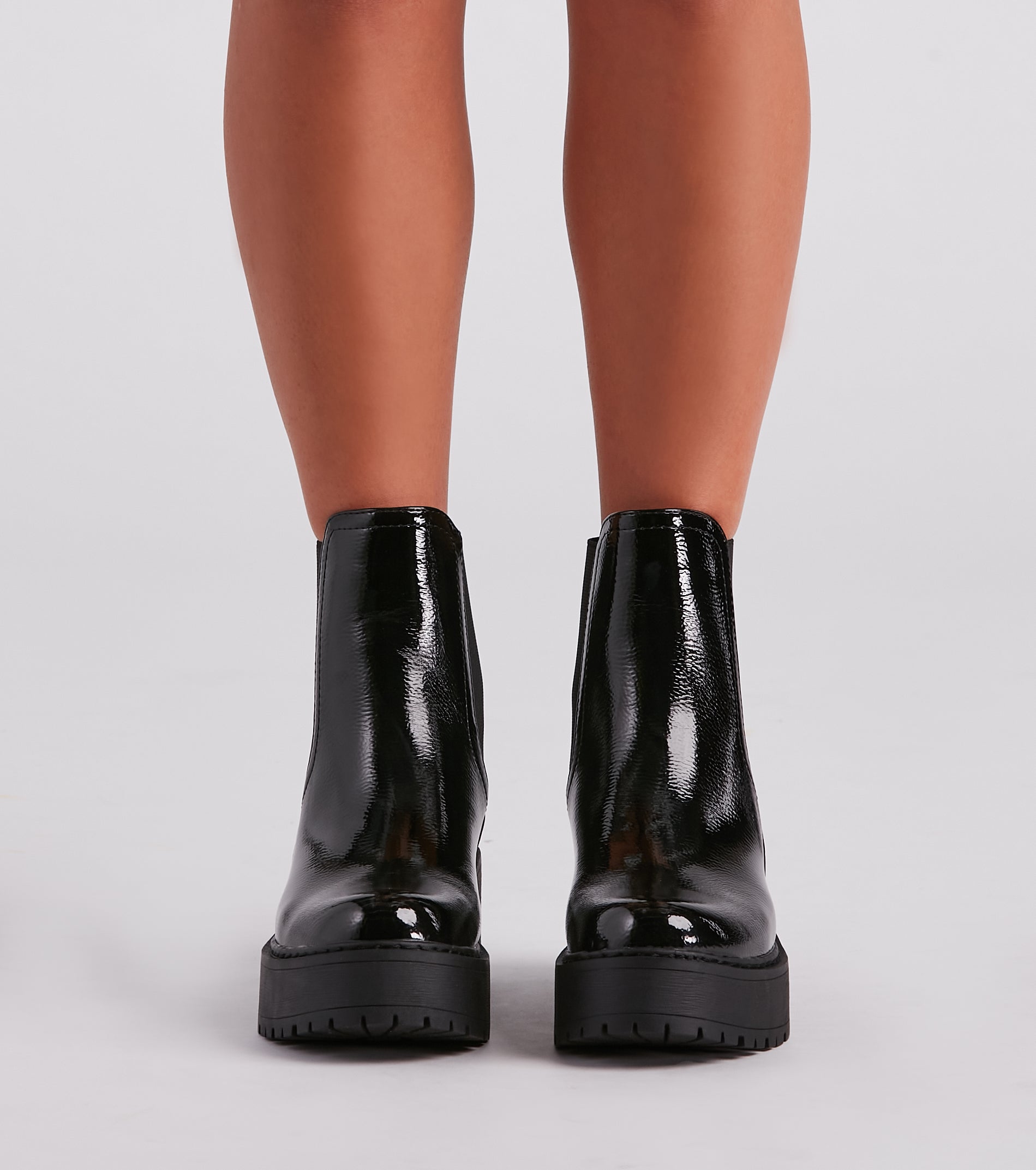 In The Name Of Lug Patent Booties - Image 2