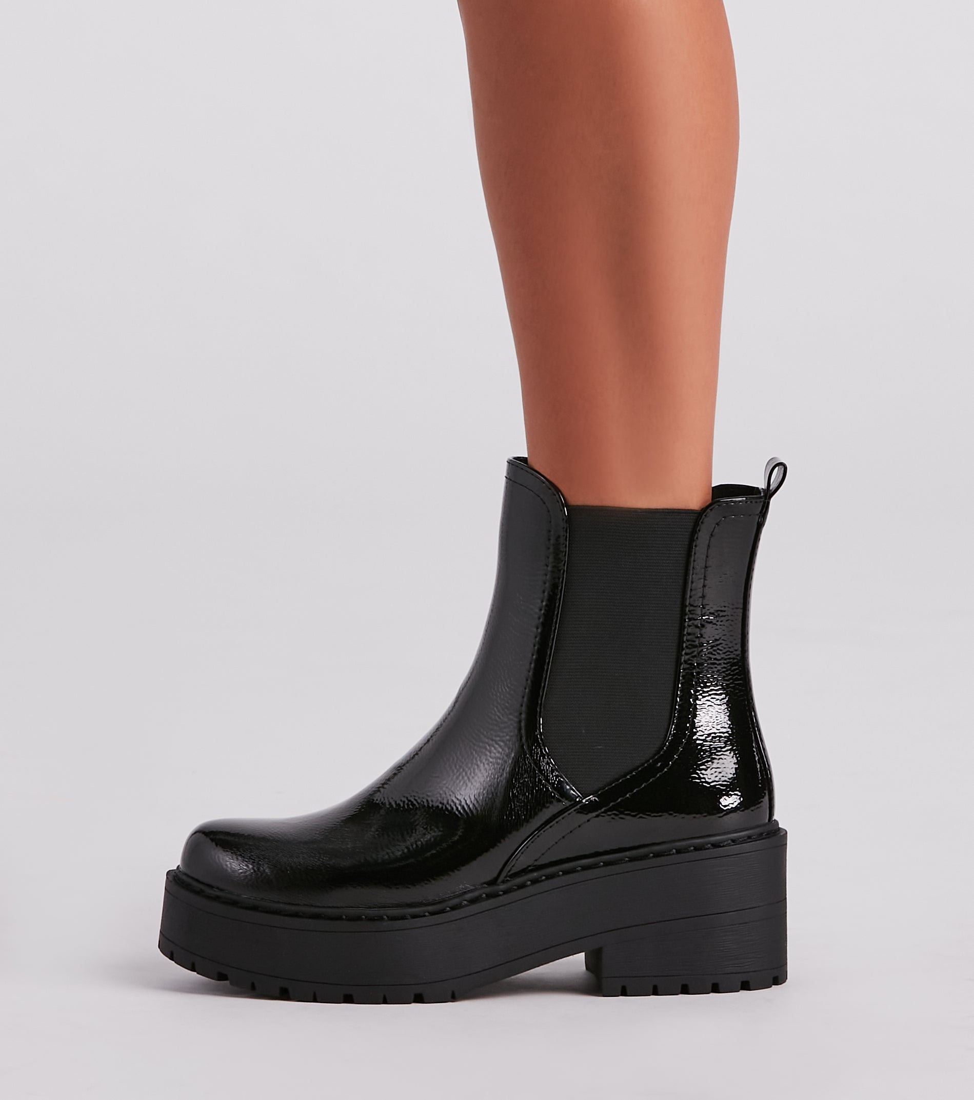 In The Name Of Lug Patent Booties - Image 3