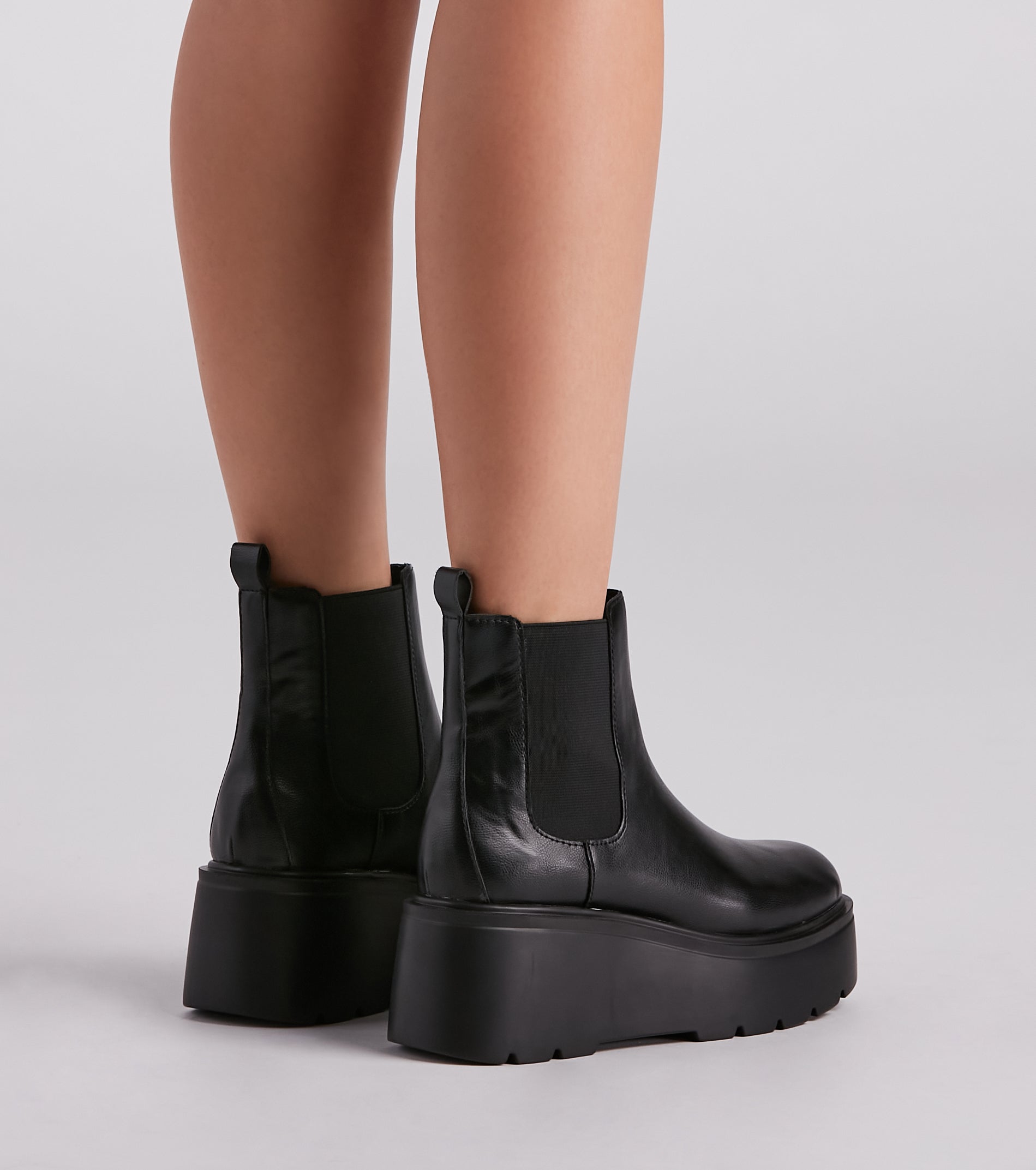 Chic Edge Platform Booties - Image 4