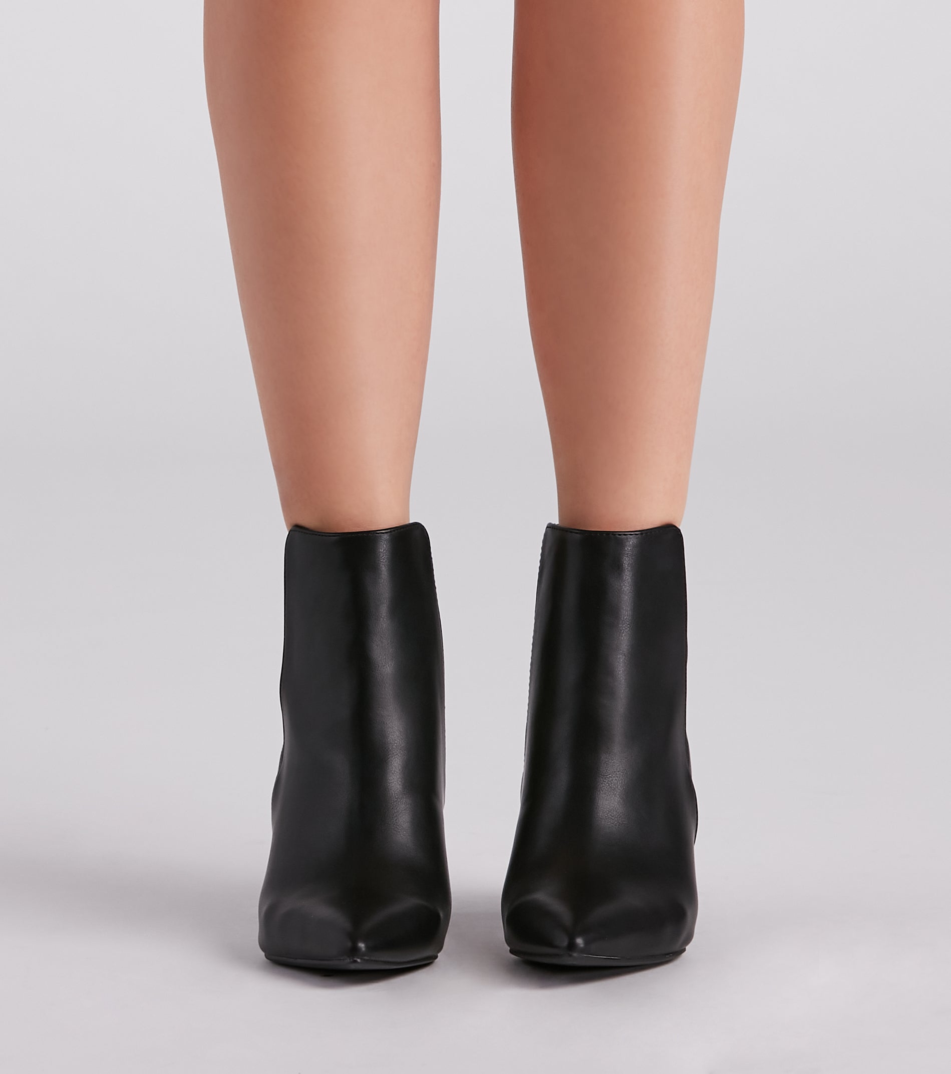To The Point Faux Leather Booties - Image 2