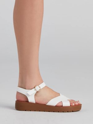 Comfort Level Criss-Cross Sandals