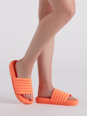 Slip Into Comfort Puff Slide Sandals