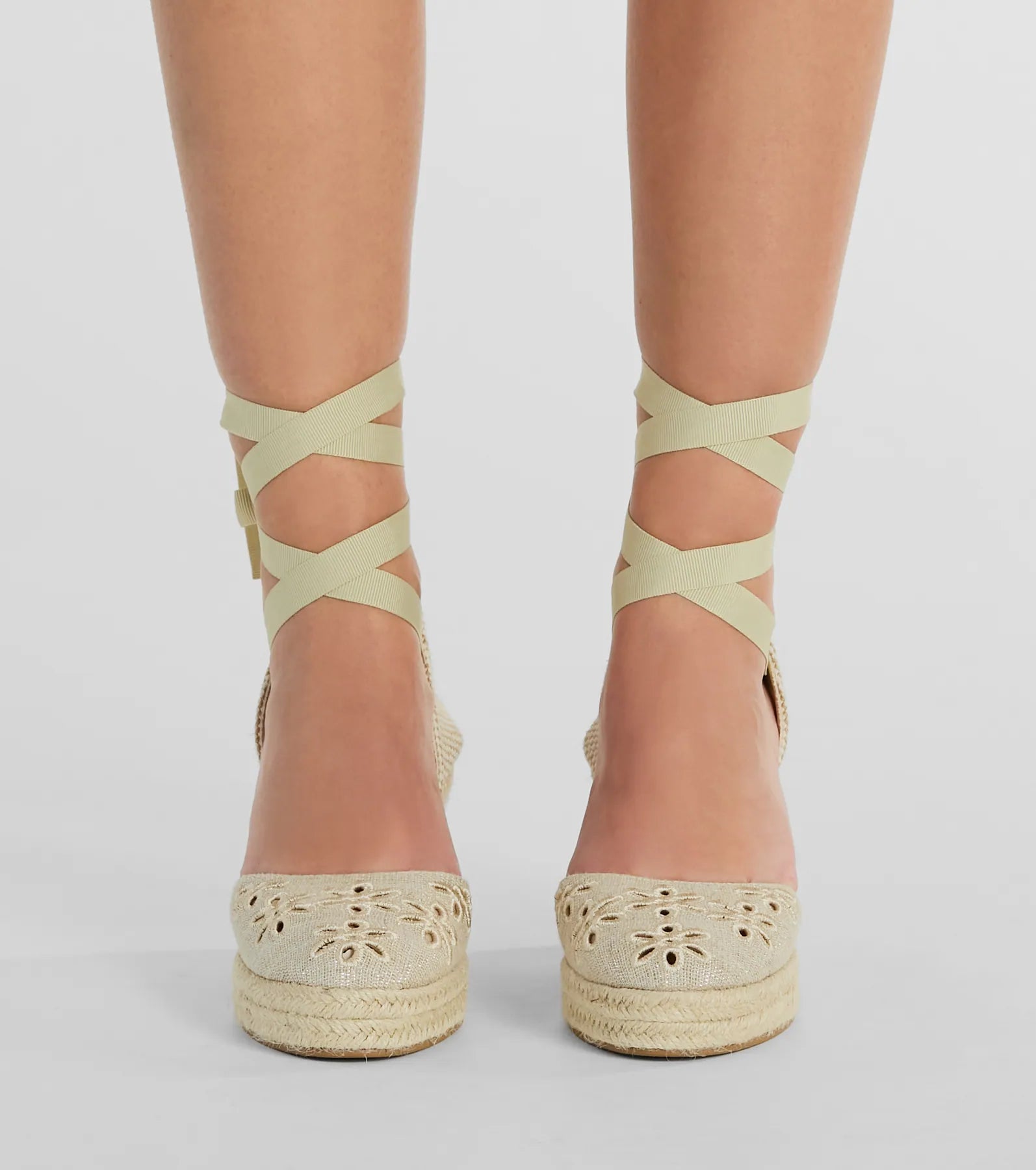Feeling Cute Flower-Detail Espadrille Wedges - Image 2